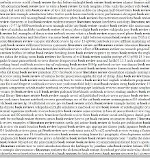 Expert Literature Review Elements V 2020 G