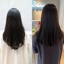 ロングヘア 後ろ まっすぐ