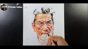 FELUDA Sabyasachi Chakraborty Drawing part 3 Step by step Tutorial