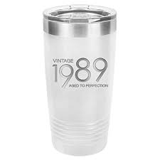 A record player or autographed records are great ideas for a music lover. 1989 30th Birthday Gifts For Men Women Insulated Stainless Steel Tumbler 30 Year Old Presents Best