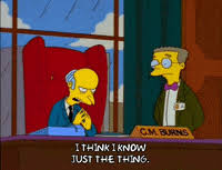 # reaction # season 3 # laughing # episode 12 # office. Mr Burns Excellent Gifs Get The Best Gif On Giphy
