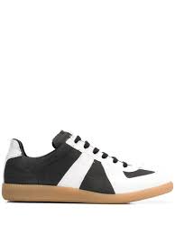 Maison margiela parfums is a brand of l'oréal luxe usa. Shop Black White Maison Margiela Replica Low Top Sneakers With Express Delivery Farfetch