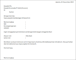 Kemudahan cuti tanpa gaji untuk mengerjakan haji sebagaimana yang diperuntukkan dalam perenggan 4, perkara 3, surat pekeliling perkhidmatan bilangan 2 tahun 2016 dan peraturan lain yang berkuat kuasa. 14 Contoh Surat Permohonan Cuti Untuk Karyawan Paling Lengkap Suratresmi Id
