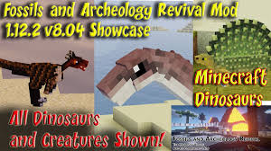 This server was made the official jurassicraft server in april 2017 have you ever wanted to ride a dinosaur what about make a dinosaur even . Fossils And Archeology Mod 1 12 2 V8 0 4 Dinosaur And Animal Showcase