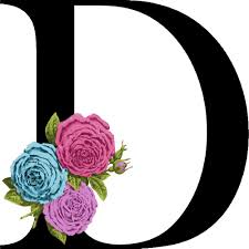 Cute funky letter alphabet design colorful and playful letter design vector. Single Letter Monogram Create Online Free No Registration Floral Letters Floral Monogram Letters