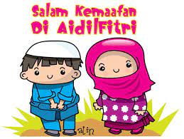 Di indonesia istilah hari raya ini dikenal dengan nama lebaran yang menurut beberapa sumber berasal dari bahasa. Alin S Cartoon Salam Kemaafan Raya Dah Dekat Yeeaaa Kartun Gambar Kartun Batman Poster