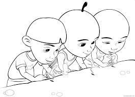 Facebook papabillaartsfp follow juga lukisan upin dan ipin masa melukis: Upin And Ipin Coloring Pages Tv Film Printable 2020 11041 Coloring4free Coloring4free Com