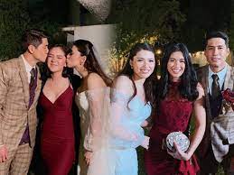 Aljur abrenica, kylie padilla with baby alas first sunday outing! Look Stars Flock To The Lavish Wedding Of Kylie Padilla And Aljur Abrenica Gma Entertainment
