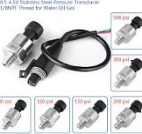 1/8 NPT Stainless Steel Pressure Transducer Sensor for Oil ...