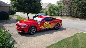 Maybe you would like to learn more about one of these? Memphis Dad Turns Mustang Into Lightning Mcqueen The News Wheel