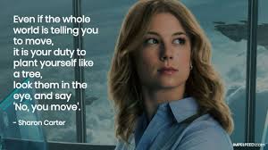 Female Character Quotes Woman Quotes Sharon Carter Marvel Quotes