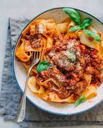 Parpadelle And Vegan Jackfruit Ragu Gesunde Rezepte Rezepte Vegetarisches Essen