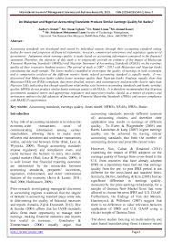 The accrual accounting will provide comprehensive financial reporting, which includes government guarantees, contingent and future liabilities, as well as other commitments. Pdf Do Malaysian And Nigerian Accounting Standards Produce Similar Earnings Quality For Banks Ijmsbr Open Access Journal Academia Edu