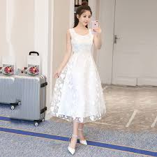 Round Neck Long Gauze Dress Buy Dresses At Factory Price Club Factory Girls Fashion Dress Fashion Girl Fashion Style