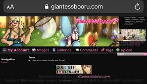 Leafy on X: @GiantessKatelyn Hi, do you run the Giantess Booru website?  Im having some difficulties making an account. t.coyHJFzgXdcQ  X