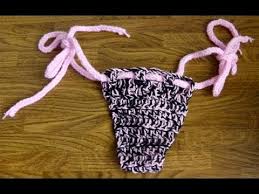 Also, choose between knit leg and waist bands. Crochet Bikini 3 G String Bottom Lefty Tutorial Youtube