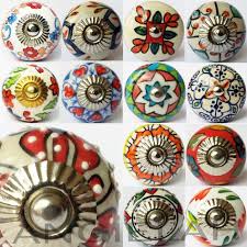 One that will suit all drawers and another that will suit both door sizes? Home Improvement Door Knobs Levers Mixed Color Vintage Ceramic Knobs Kitchen Cabinet Knobs Cupboard Door Knobs