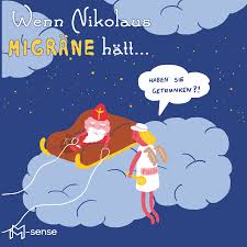 Wenn Nikolaus Migrane Hatt Was Dann So Alles Passieren Kann Seht Ihr In Unserem Comic Illustration Rahel Susskind Migrane Nikolaus Humor