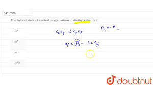 These tables can support you in identifying and separating nmr signals of impurities that might originate from residual solvents or from your reaction apparatus. The Hybrid State Of Central Oxygen Atom In Diethyl Ether Is Youtube