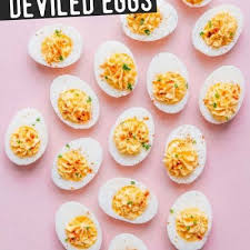 I boiled the eggs the day before and then stuck them in the fridge to save time. Easy Healthy Deviled Eggs Recipe Live Eat Learn