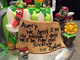 Plants Vs Zombies Garden Warfare Cake Plants Vs Zombies Cake Zombie Cake Cake