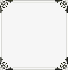 Black And White Frame Png Simple Border Simple Frame European Photo Frame Png Transparent Clipart Image And Psd File For Free Download Simple Borders Photo Frame Border