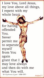 I Love You Lord Jesus St Alphonsus 19 April 2019 Good Friday Jpg I Love You Lord Faith Prayer Catholic