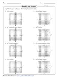 8th grade math rotations worksheets printable worksheet. Rotation Worksheets