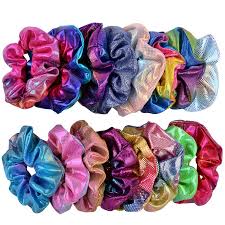 Some ponytail holders will trap and break dry or fine hair. Elegant Laser Elastic Hair Bands Ponytail Holder Scrunchies Tie Hair Rubber Band Girls Gradient Headband Lady Hair Accessories From Candybaby8888 0 93 Dhgate Com