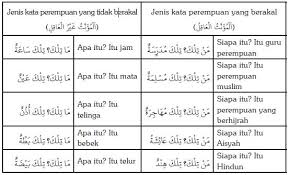 Artikel yang membahas 20 contoh kata benda dalam bahasa arab dilengkapi dengn artinya dalam bahasa indonesia secara lengkap, mudah pada tulisan ini hanya kita akan belajar menerapkan pemahaman mengenai definisi isim tersebut ke dalam sebuah kalimat bahasa arab, dimana cara. Kata Penunjuk Jauh Ø§ Ø³ Ù… Ø§Ù„ Ø¥ Ø´ Ø§Ø± Ø© Ù„ Ù„ Ø¨ Ø¹ ÙŠ Ø¯ Majalah Qonitah Backup