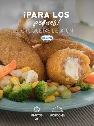 Diviertete Con Tus Peques Y Cocina Junto A Ellos Unas Ricas Croquetas De Atun Con El Sabor De Croquetas De Atun Receta Croquetas De Atun Comidas Para Cuaresma