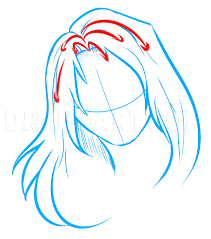 Today we want to dive into the world of anime hairstyles and show you some of the coolest anime haircuts that make male anime characters. How To Draw Anime Hair Draw Manga Hair Step By Step Drawing Guide By Dawn Dragoart Com