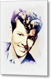 Jimmy Clanton, Music Legend #2 Metal Print by Esoterica Art Agency