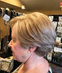 Dorothy Hamill Inspired Wedge Haircut With Color And Golden Highlights Josephashleysalon Wedge Haircut Wedge Bob Haircuts Dorothy Hamill Haircut