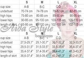 Aida Style Size Chart For Aida Style Belly Dance Costumes