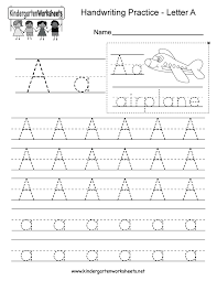 Free letters and alphabet worksheets. Kindergarten Worksheets Kids Can Practice Writing Uppercase And Lowercase Letters With Our Series Of Free Handwriting Worksheets They Can Also Color The Images And Cut Along The Dotted Lines To Make