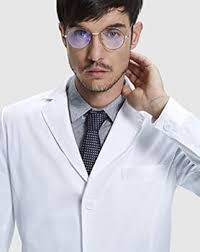 Dr. James Bata de Consulta para Hombre, Corte Entallado (M) :  Amazon.com.mx: Ropa, Zapatos y Accesorios