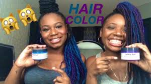 Hop in the shower or hold the ends of your dreads under the faucet to rinse out the hair dye. Using Mofajang Hair Paint Wax To Color Our Locs Vlog Youtube