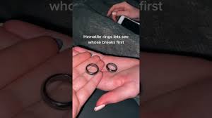Maybe you would like to learn more about one of these? Let S See Whose Hematite Rings Break First Tiktok Makayla Cartnick Youtube