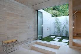 Perfect for your home or office, our glass rectangle shelves offer a stylish yet functional option for storage. 20 Inspiring Bathrooms That Beautifully Integrates Lush Gardens