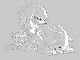anal cum einnharder furry furry only gay knuckles the echidna no  humans penis sonic (series) sonic the hedgehog sonknux yaoi 