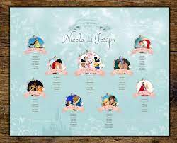 Theme Disney Plandetable Mariage Wedding Table Plan Disney Wedding Theme Disney Wedding