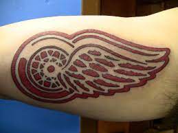 The rib cage is becoming a very popular position for tattoo art. Detroit Red Wings Tattoo By Mgtattoo On Deviantart