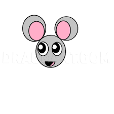 Contour the mouse, trying to vary the thickness and darkness of the line. How To Draw A Mouse Face Step By Step Drawing Guide By Dawn Dragoart Com