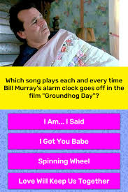 Where — and when — to watch a live stream of groundhog day events on saturday, fe. Which Song Plays Each And Every Time Trivia Questions Quizzclub