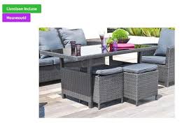 salon resine tressee 7 personnes festy pas cher salon de jardin auchan iziva com salon resine salon de jardin auchan decoration exterieur