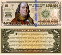 There's a ton of excitement brewing about the new disney film million dollar arm. Free 100 Benjamin Franklin Million Dollar Bill Collectable Fun Money Gospel Tract Novelty Notes Other Collectibles Listia Com Auctions For Free Stuff