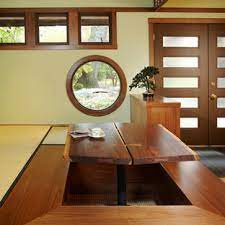 The dania small dining table, a bold statement piece inspired by contemporary japanese design. Japanese Dining Room Houzz