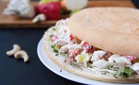 Pita Au Poulet Et Noix De Cajou Recette De Sandwich Froid