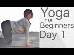 Yoga For Beginners 30 Day Challenge Day 1 With Lesley Fightmaster Yoga For Beginners Easy Yoga Easy Yoga Workouts